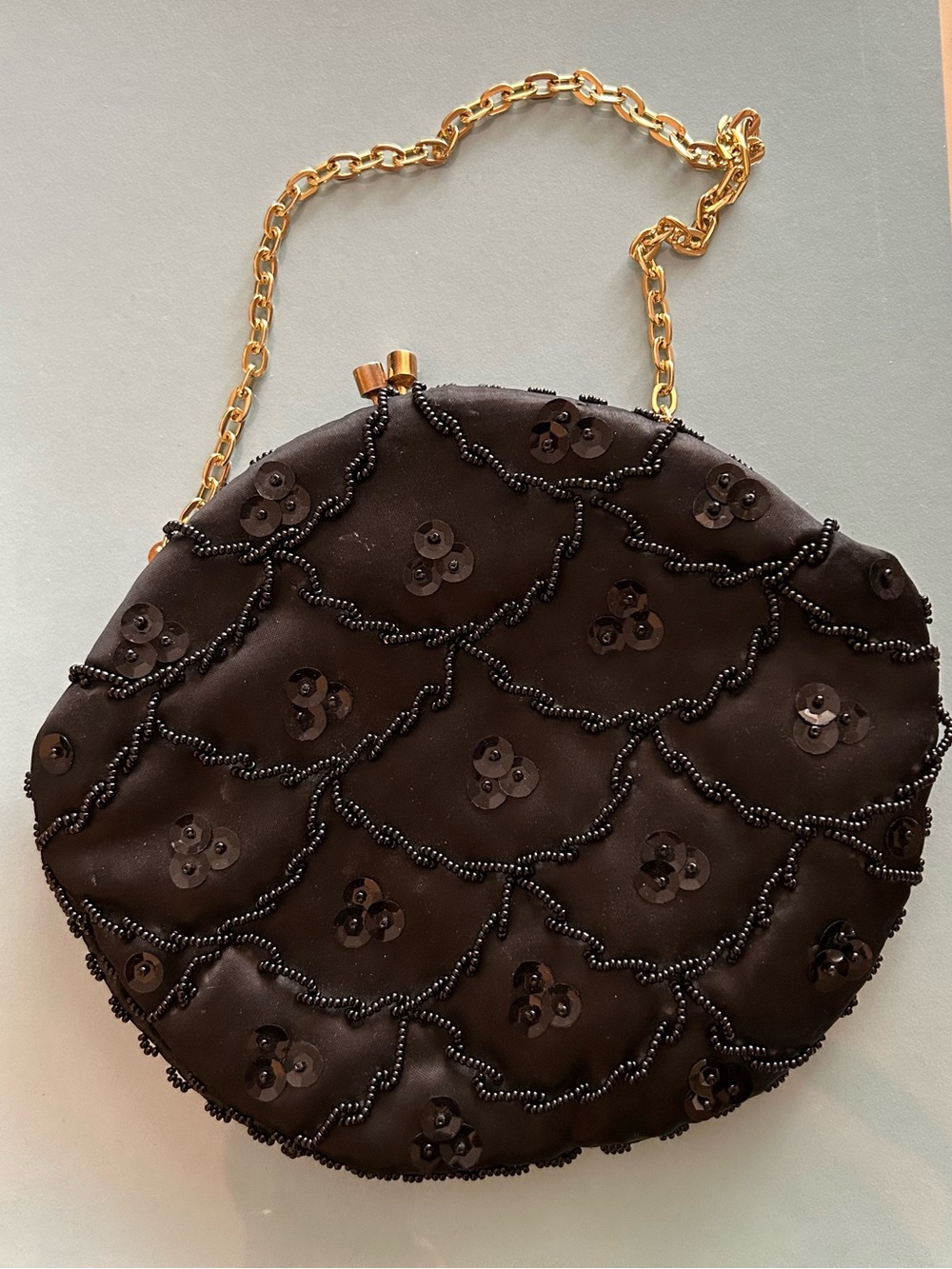 Vintage Beaded Evening Purse - Picture 3 of 3